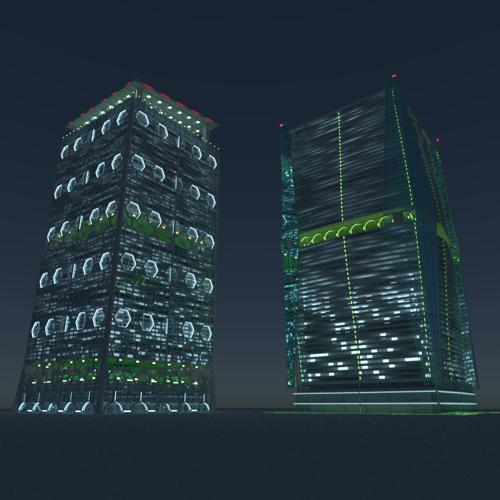 Scifi Building 23 Twin preview image